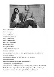 English Worksheet: Picture based conversation