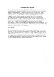 English Worksheet: Hotel Nego
