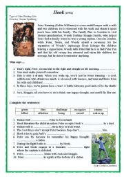 English Worksheet: Hook