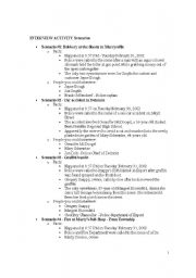 English Worksheet: Journalism Lesson Plan Criminal Situations Conversation Practice