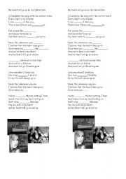 English worksheet: my heart will go on by Celine Dion