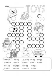 English Worksheet: TOYS