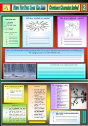 English Worksheet: HAVE YOU EVER SEEN THE RAIN - CREEDENCE - PART 02