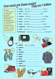 SHOPPING for SINGULAR and PLURAL items- drills and speaking activities