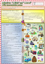 English Worksheet: Adjectives - 