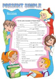 English Worksheet: Present Simple - revision