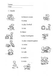 Action worksheets