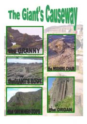 English Worksheet: 5 Giants Causeway flashcards