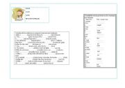 English worksheet: past simple /past contnuous