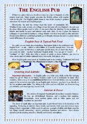 ENGLISH PUB - part 1 (1-page)