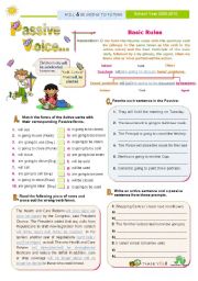 English Worksheet: Introducing the Passive Voice Series (4) - Will plus Be Going To Future