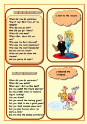 English Worksheet: PAST TENSE - QUESTIONS, STORY AND FILL IN THE GAP EXERCISE