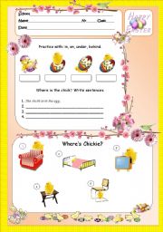 English Worksheet: Easter