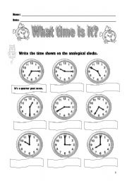 What time is it?