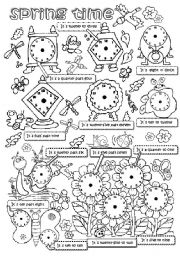 English Worksheet: SPRING TIME