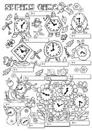 English Worksheet: SPRING TIME