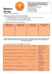 Stative Verbs