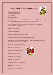 English Worksheet: Funny Rol-playing 