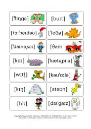 English Worksheet: IPA Phonetic Signs Practice Dominoes- Part 2/3 (by blunderbuster)