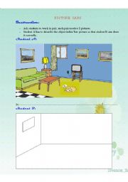 English worksheet: Picture gaps