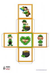 English Worksheet: St. Patricks Day  (6)  - 2 Dice