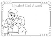 English Worksheet: Fathers day