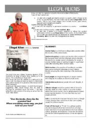 English Worksheet: ILLEGAL IMMIGRATION - 4 pages: introduction, reading, disscussion; EDITABLE