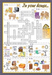 English Worksheet: IN YOUR HOUSE... (2)