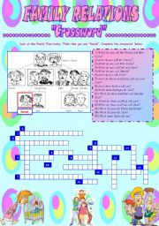 FAMILY RELATIONS (CROSSWORD)