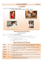 Little Miss Sunshine worksheet