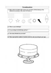 English worksheet: a happy family 