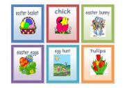 English Worksheet: Easter set 2 - flashcards