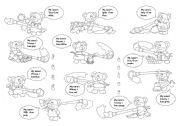 English Worksheet: Cute Coloring