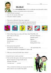 English Worksheet: Mr. Bean