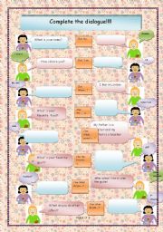 English Worksheet: Just talking!