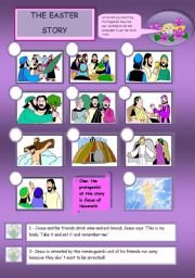 English Worksheet: The Easter Story
