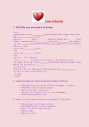 English Worksheet: LOVE ACTUALLY, The Movie