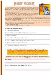 English Worksheet: New York