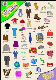 Clothes worksheets