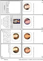 English Worksheet: MINI BOOK:   HENRY VIII and his six wives