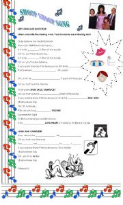 English Worksheet: THE SHOOP SHOOP SONG (In his kiss) by CHER