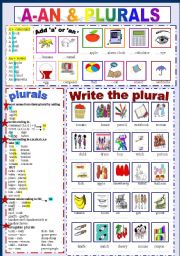 A - An & Plurals