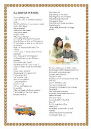 CLASSROOM LANGUAGE