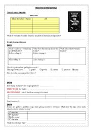 English Worksheet: Twilight Zone - The man in the bottle
