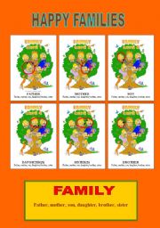 English Worksheet: HAPPY FAMILIES WS#3 Barts family (Simpsons)