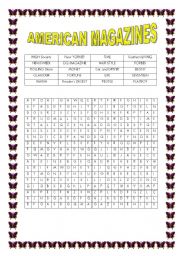 English worksheet: Wordsearch 