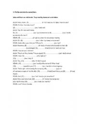 English Worksheet: VERB TENSES REVISION