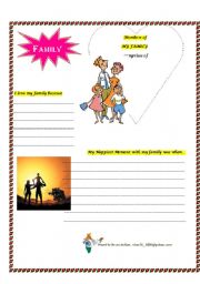 English worksheet: Family