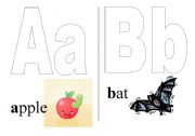 English worksheet: English Alphabet - Part 1 (a-d)