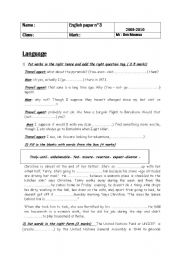 1 st year secondary pupils English paper n3